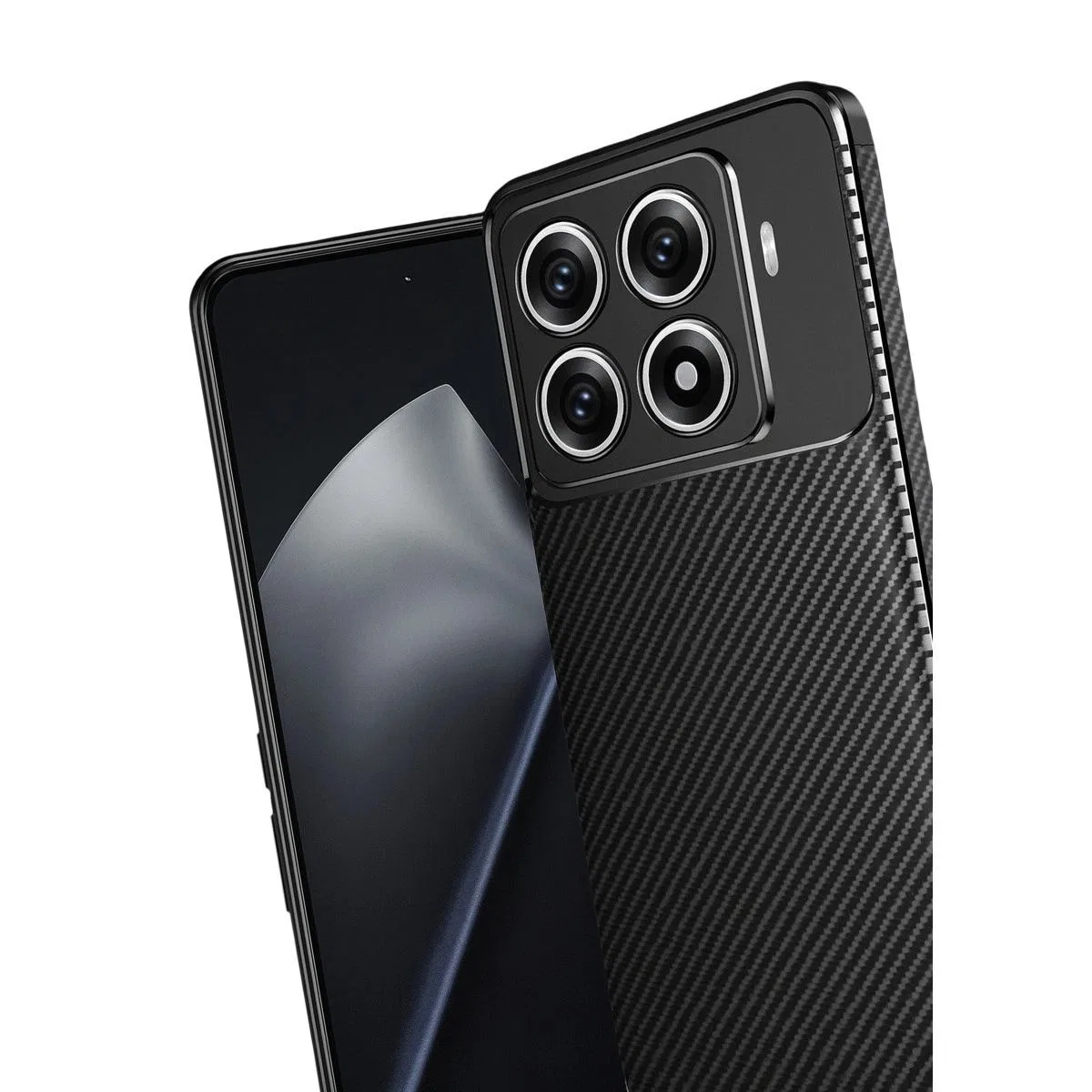 Xiaomi Mi 15t Pro Auto Focus Karbon Kapak - Siyah görsel 3