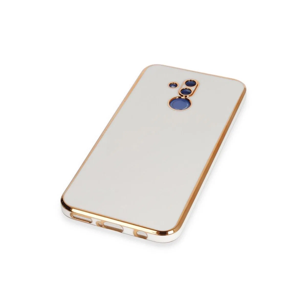 Huawei Mate 20 Lite Kılıf Volet Silikon - Beyaz görsel 4
