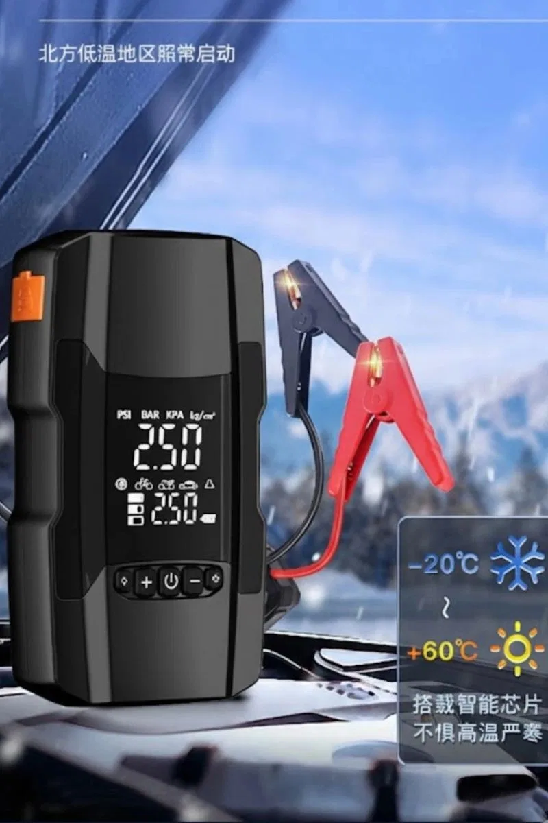 Şarjlı 10. 000 Mah Akıllı Dijital Lastik Şişirme Pompası | 150 Psı | 12v Akü Şarj Takviyeli görsel 3