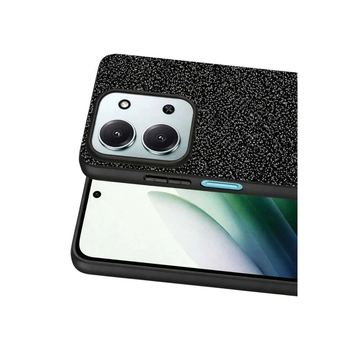 Onegif Xiaomi Redmi 15c 4g Bright Simli Kapak - Siyah görsel 2