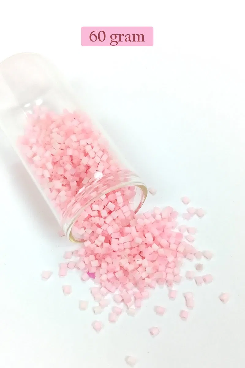 Kesme Cam Boncuk 2mm - 60 Gram - Şeker Pembe - BNC398