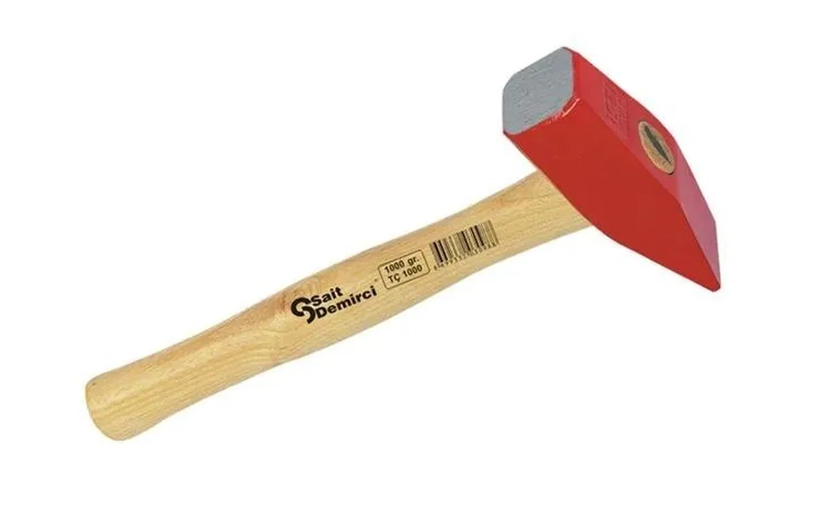 Boyalı Tesviyeci Çelik Çekiç 1000 Gr