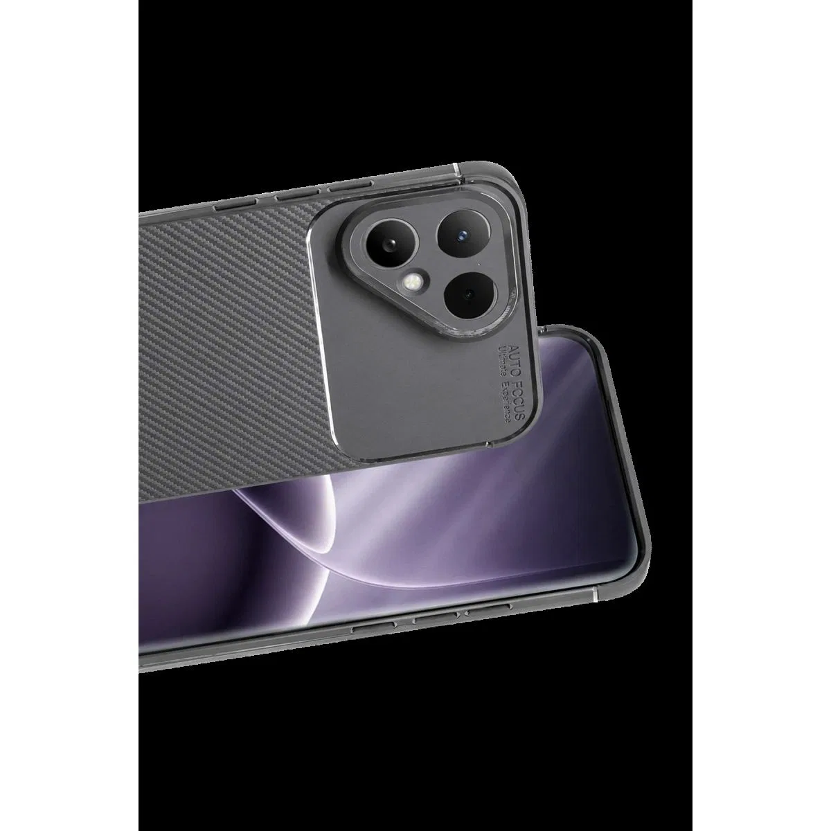 Newface Tecno Pova Curve 2 5g Auto Focus Karbon Kapak - Gri görsel 2