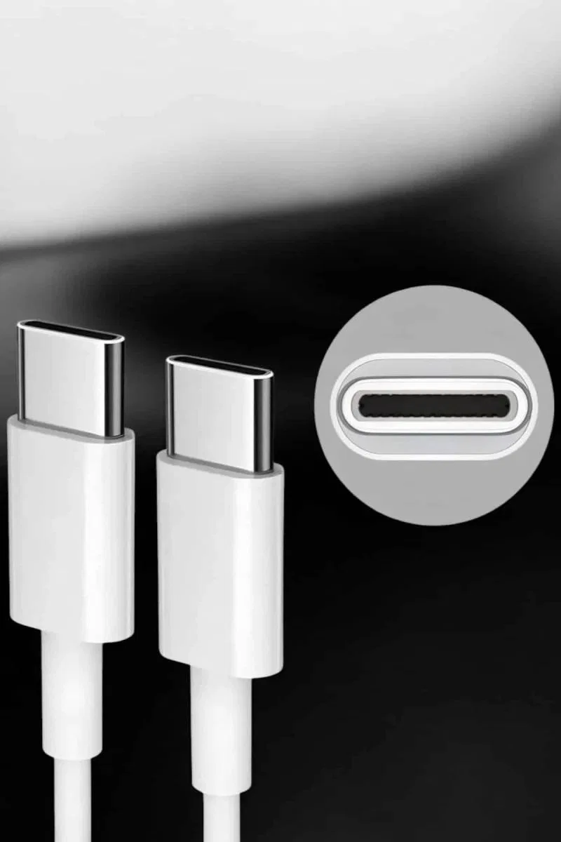 İos Uyumlu Type-c Girişli Hızlı Şarj 15/15 Pro Max Adaptör Ve Kablosu görsel 3