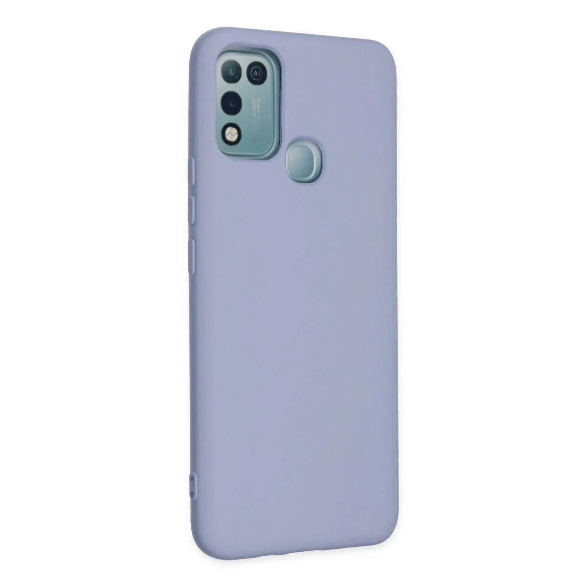 İnfinix Hot 10 Play Kılıf Nano İçi Kadife Silikon - Lila görsel 2