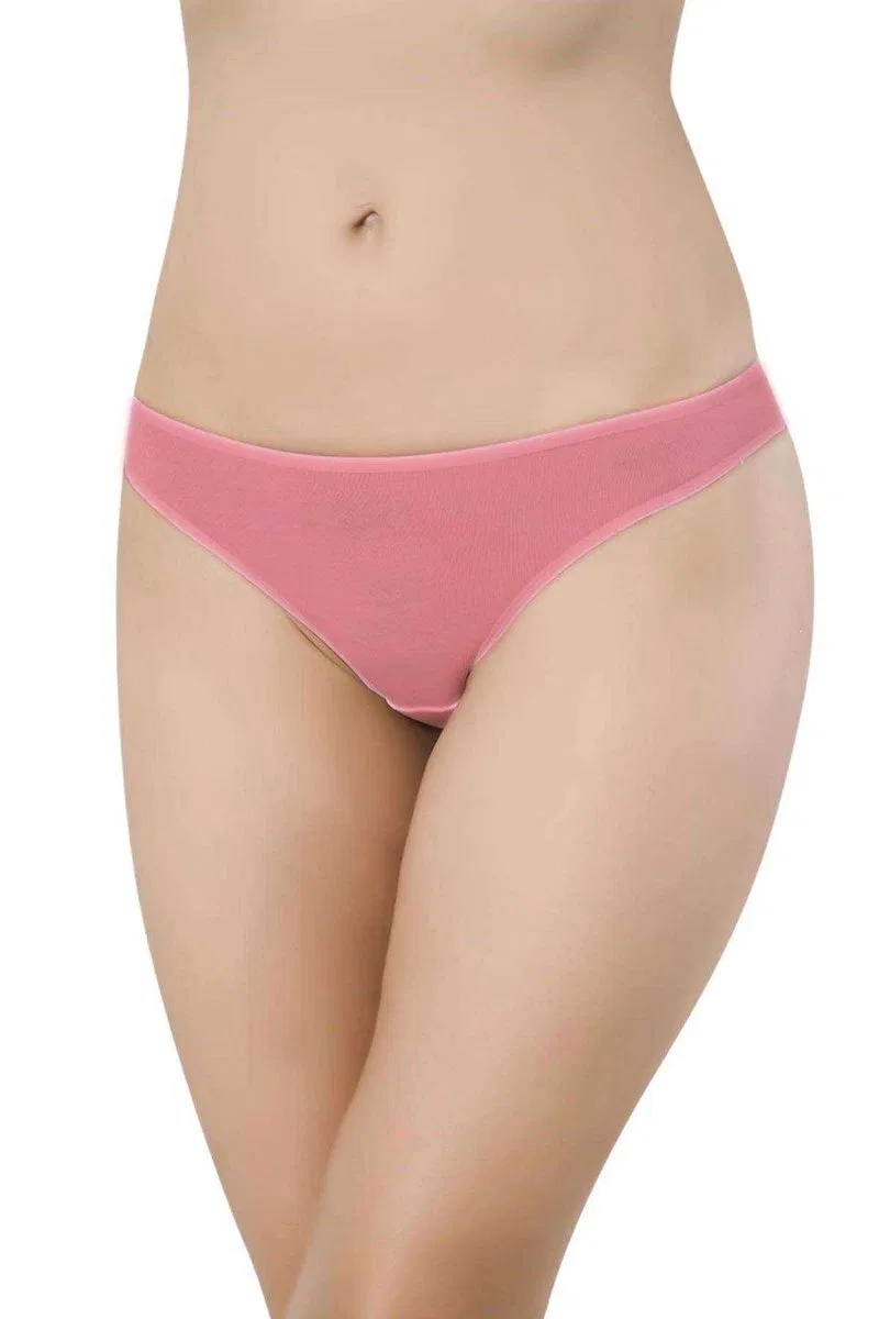 6 adet Süper Eko Set Likralı Kadın Slip Külot Ten Gri Fuşya görsel 2