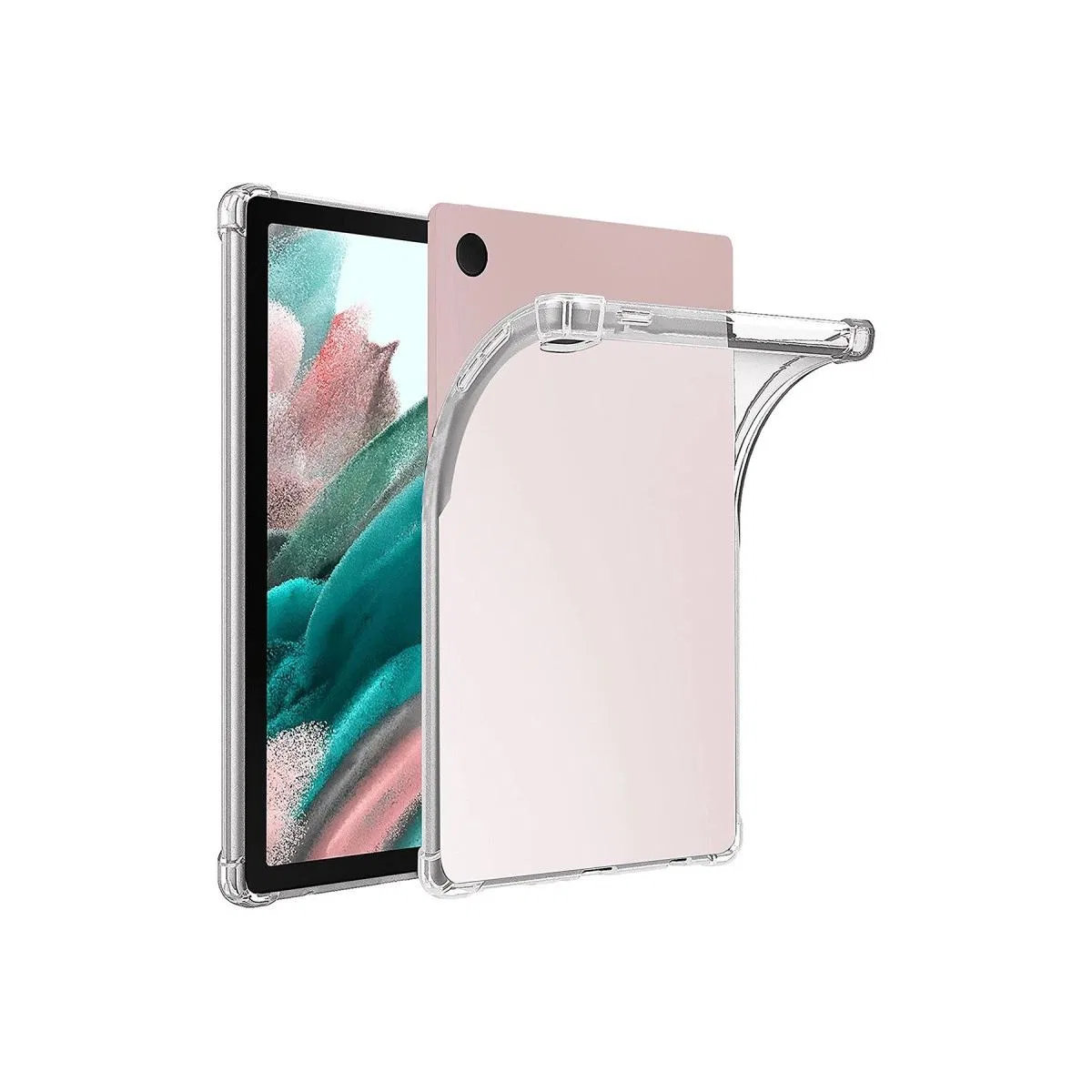 Samsung Galaxy X510 Tab S9 Fe 11 Kılıf Anti Shock Tablet Silikon - Şeffaf