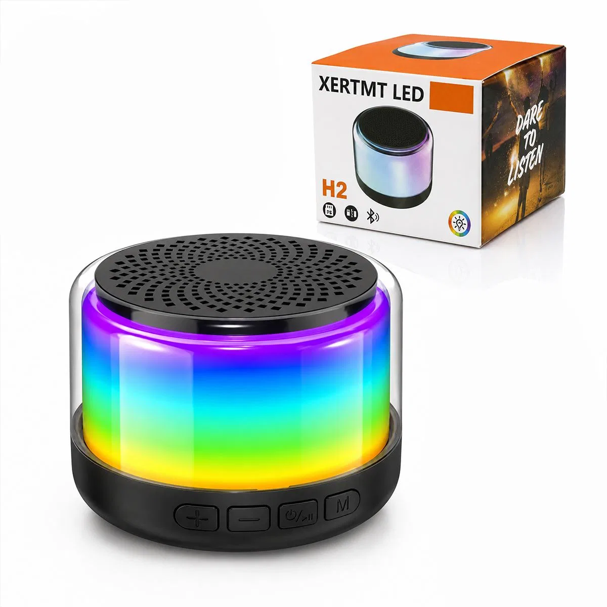 Bluetooth Hoparlör 3W RGB USB/SD Şarjlı görsel 2