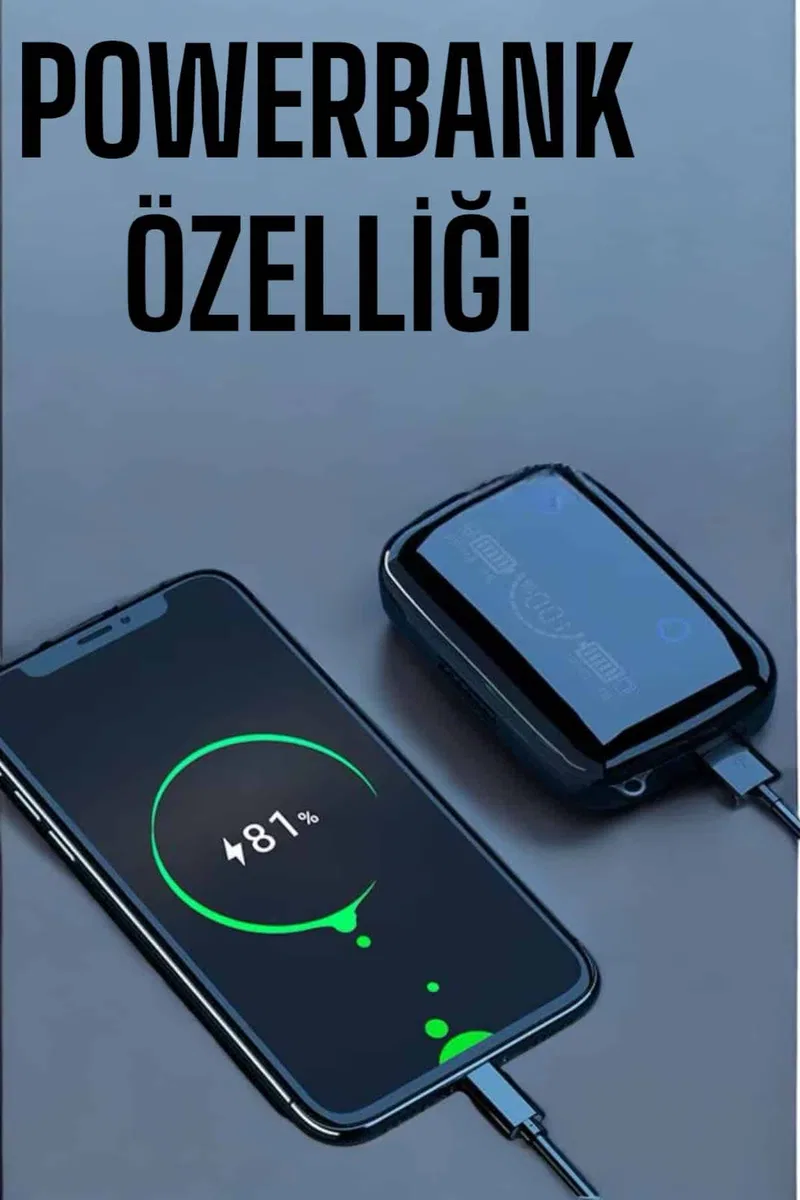 Kablosuz Bluetooth Kulaklık Dokunmatik Kontrol Uzun Pil Ömrü görsel 3