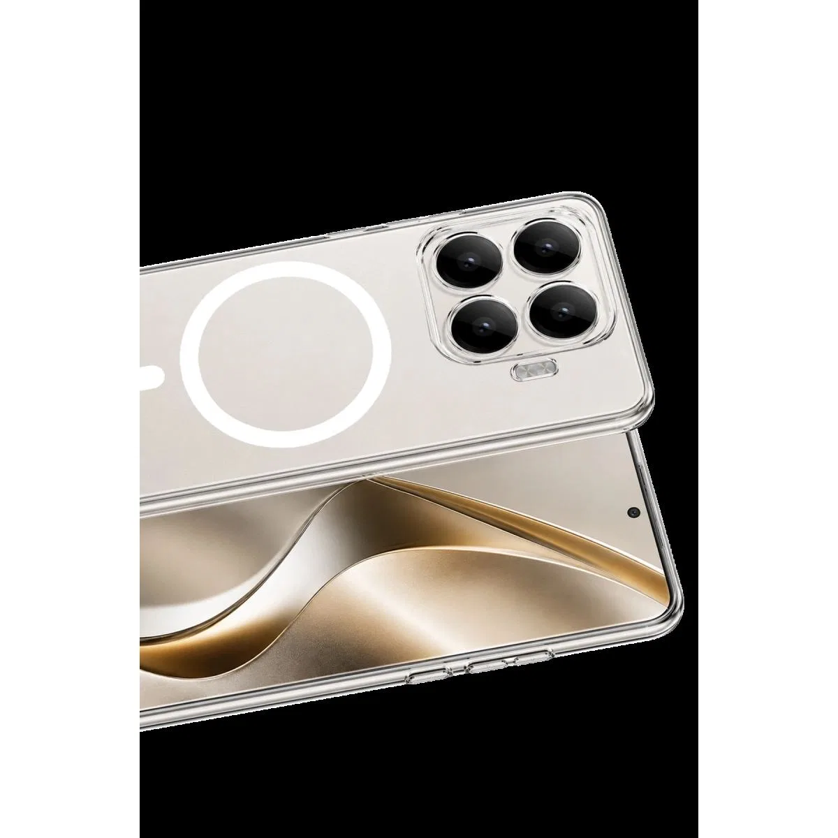 Newface Xiaomi Mi 17t Pro Combo Sert Şeffaf Magsafe Kapak - Şeffaf görsel 2