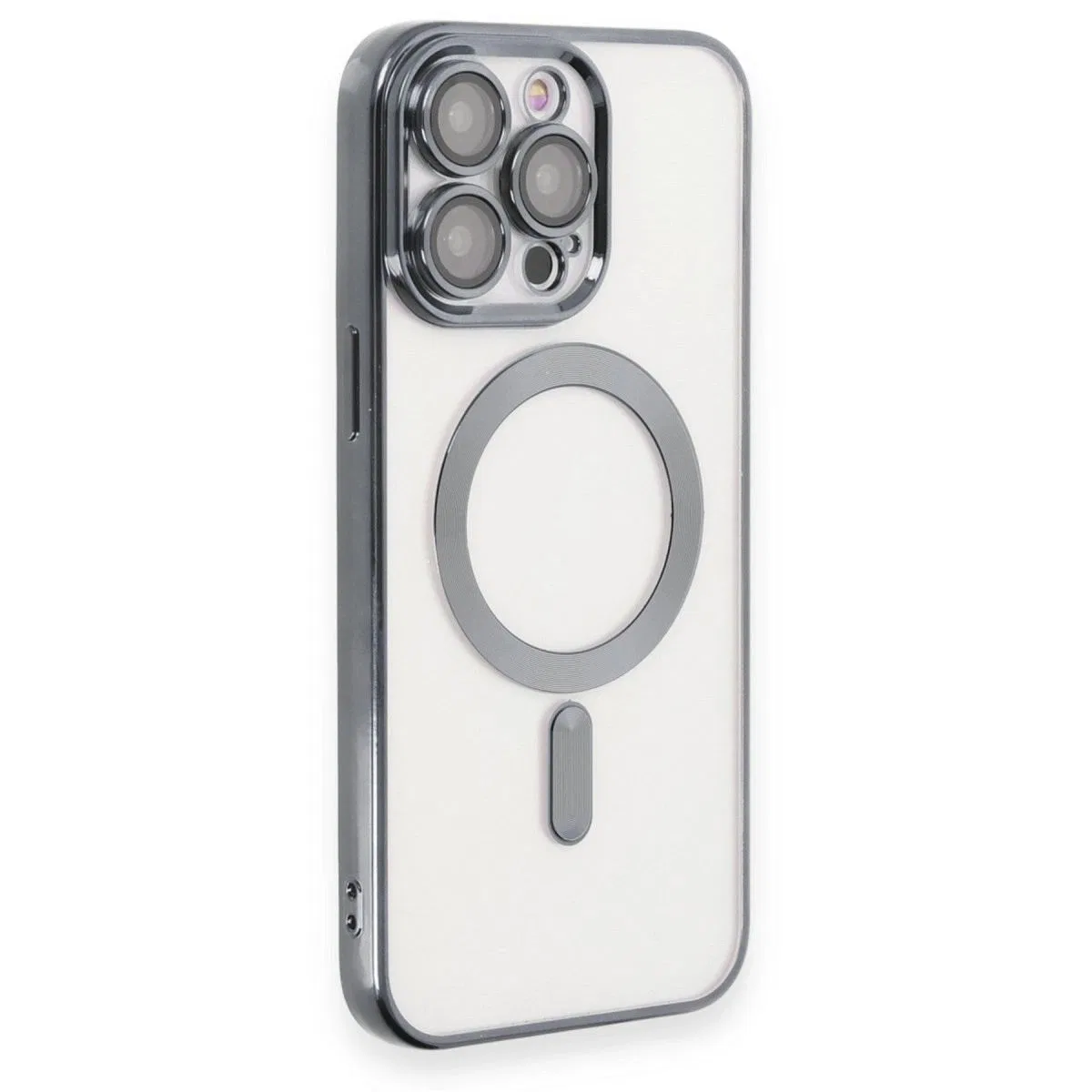 Apple İphone 15 Pro Kılıf Kross Magneticsafe Kapak - Titan Gri görsel 2