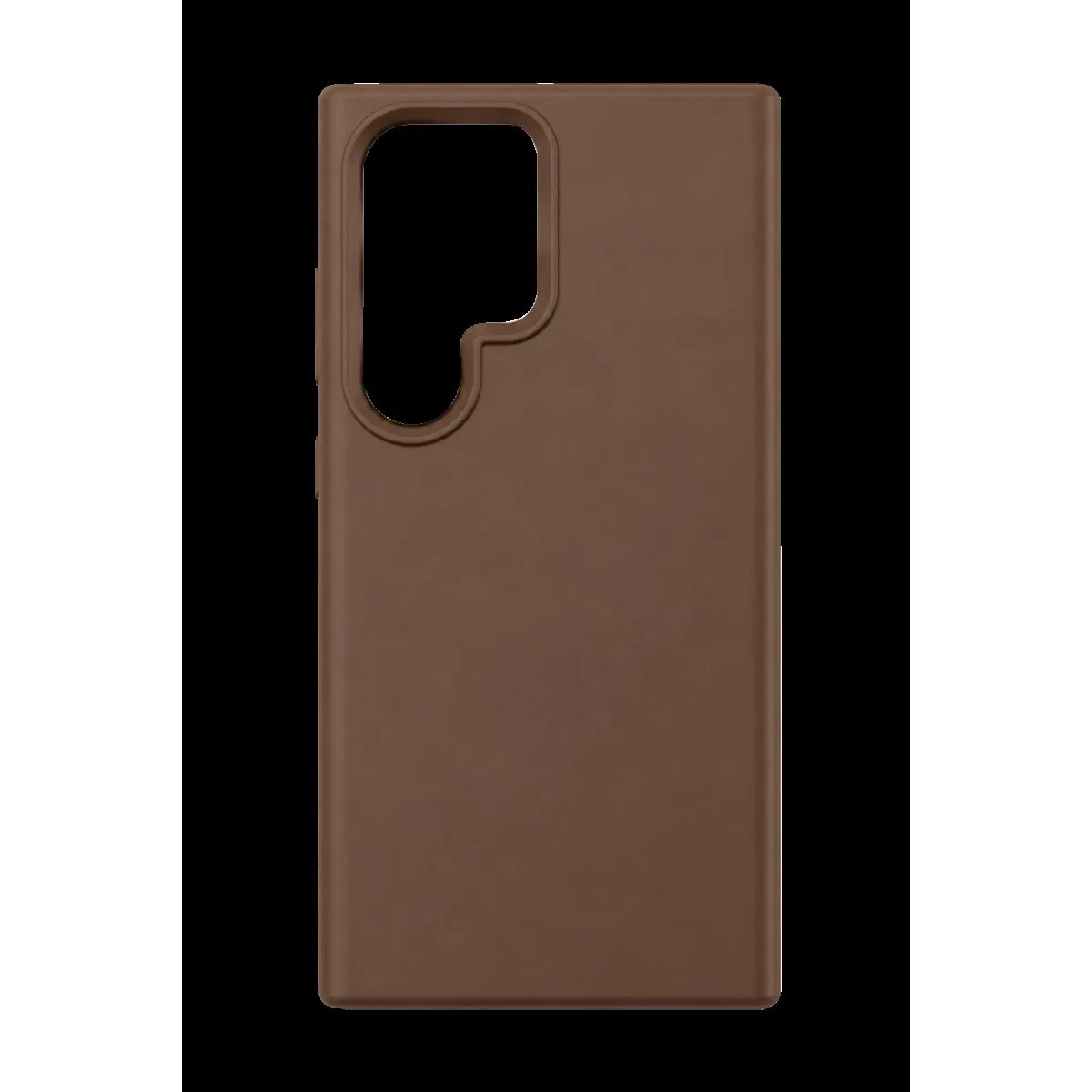 Newface Samsung Galaxy S24 Ultra Kılıf First Silikon - Kahverengi görsel 3
