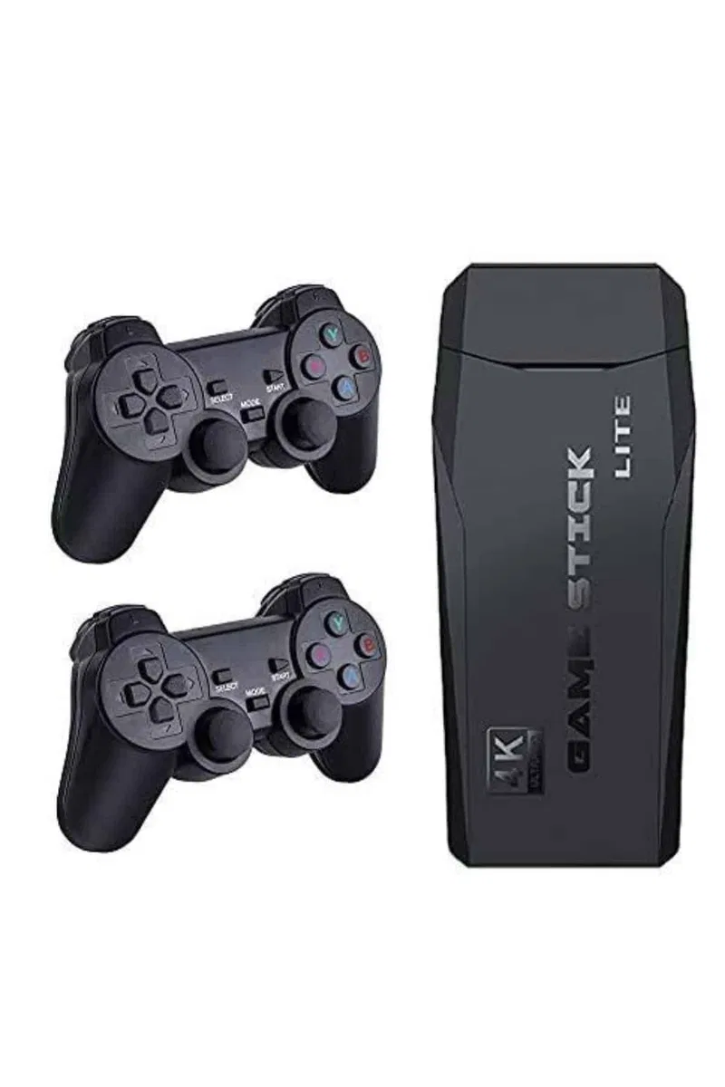 Game Stick El Atarisi 2. 4g Kablosuz Çift Kol Oyunlar 4k Game Stick 3500 Oyunlu Atari Uyumlu görsel 3