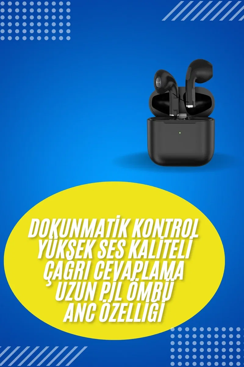 En Çok Tercih Edilen Bluetooth Kulaklık Mikrofonlu Silikonsuz Dokunmatik Kontrol görsel 2