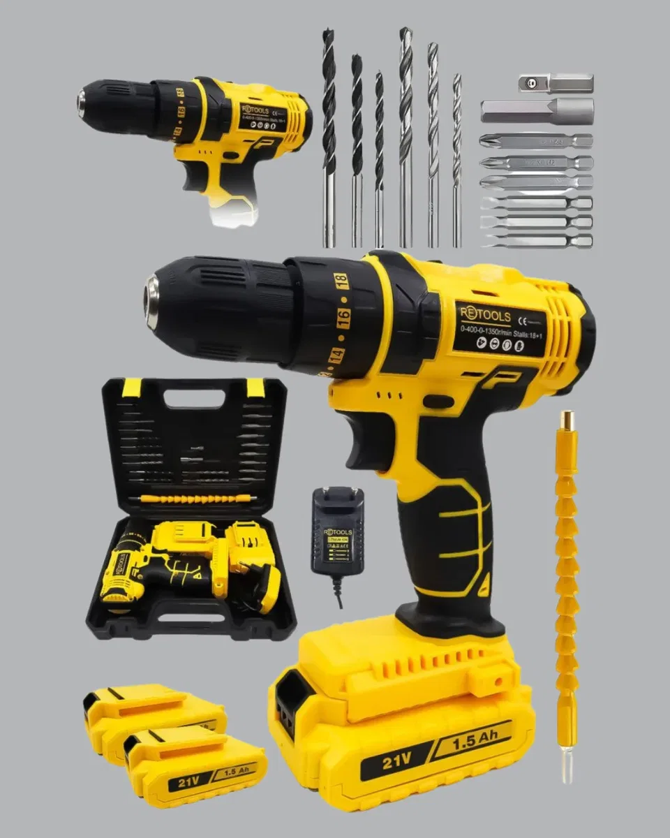 Çift Bataryalı 12V Akülü Matkap | 10 mm Metal, 20 mm Ahşap Delme Kapasitesi görsel 2