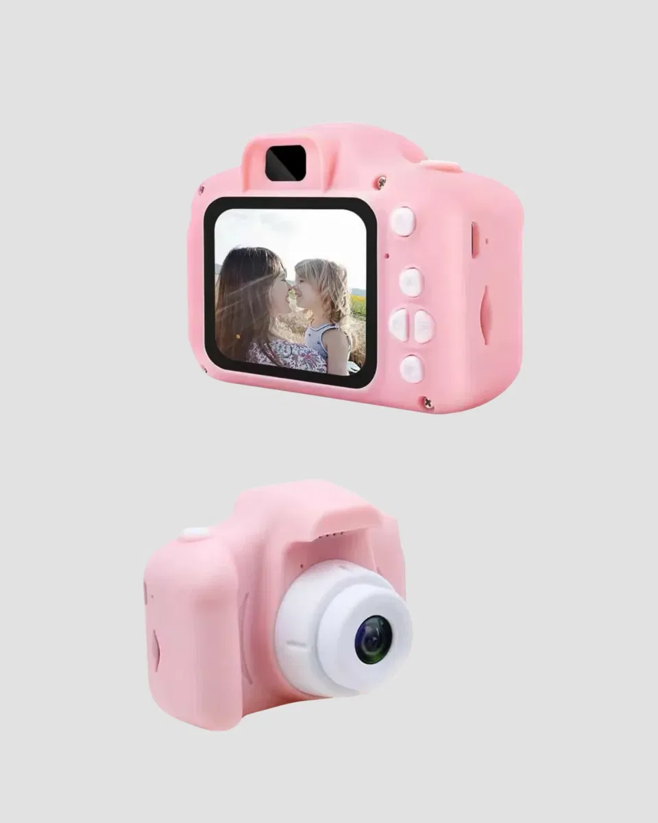 Çocuklar İçin Mini Dijital Kamera – 1080p HD, 2. 0 İnç Ekran, Komik Filtreli ve Şarjlı görsel 2
