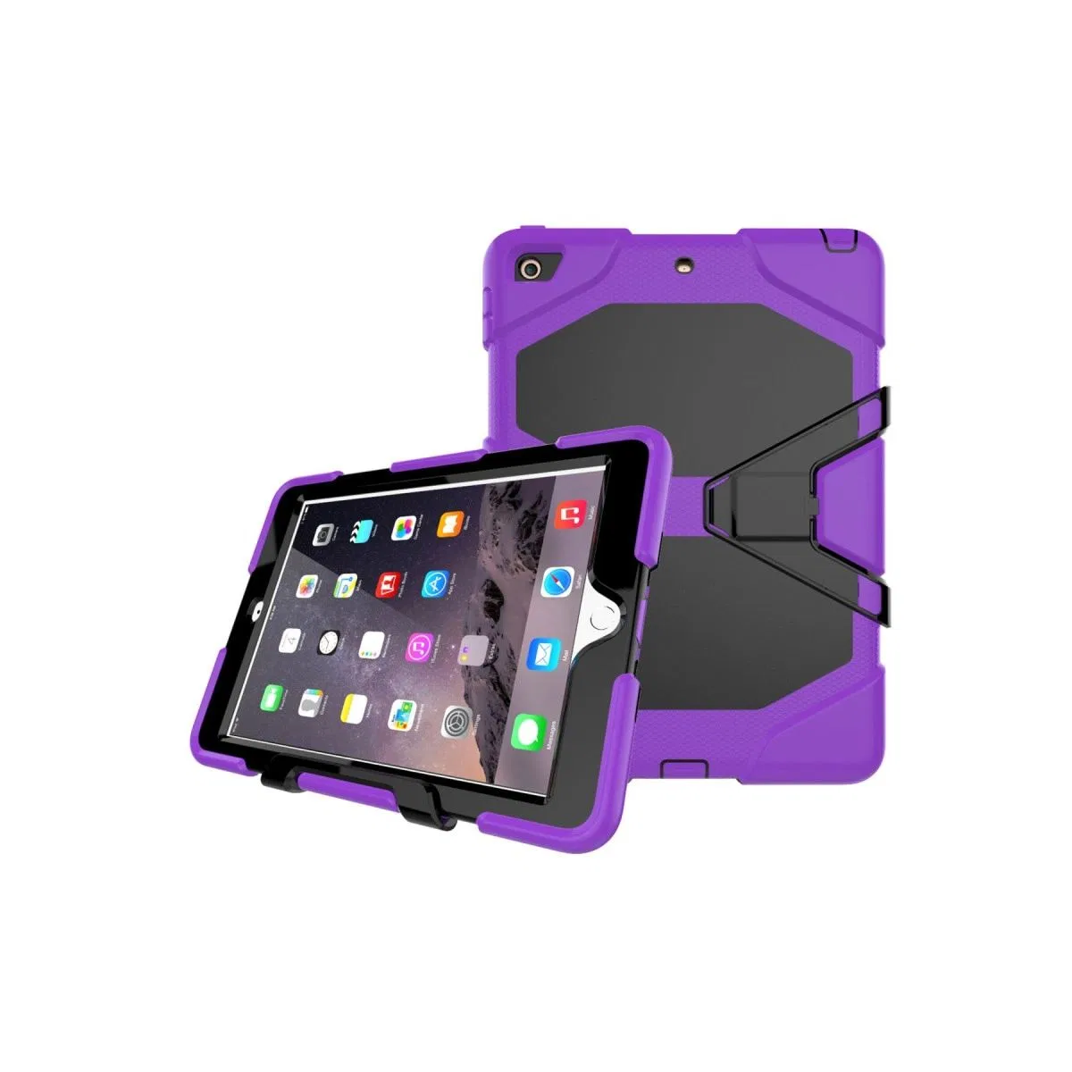 Apple İpad 5 Air 9. 7 Kılıf Griffin Tablet Kapak - Mor görsel 2