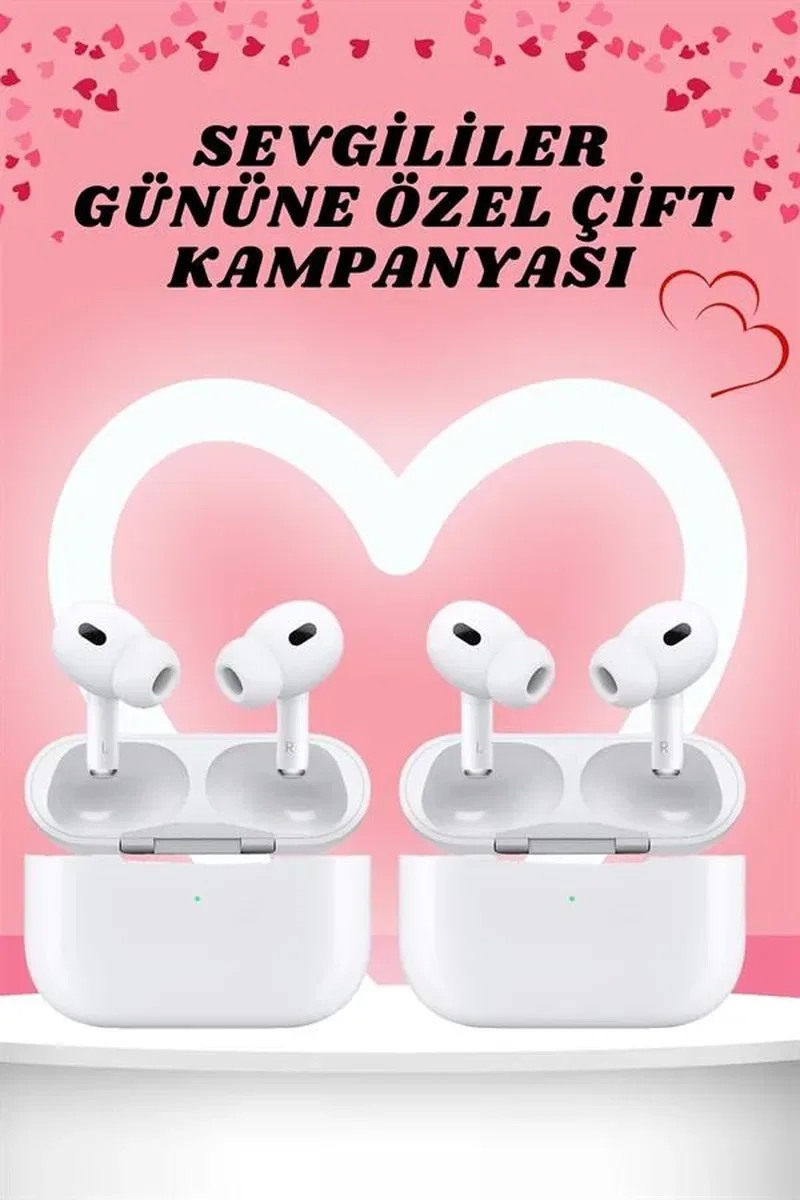 Sevgiliye Hediye Çift Kulaklığı Yeni Nesil Pro Kulaklık Sevgililer Gününe Özel Kampanya görsel 2