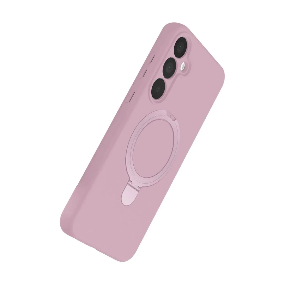 Samsung Galaxy A16 5g Regal Magsafe Standlı Kapak - Açık Pembe görsel 4