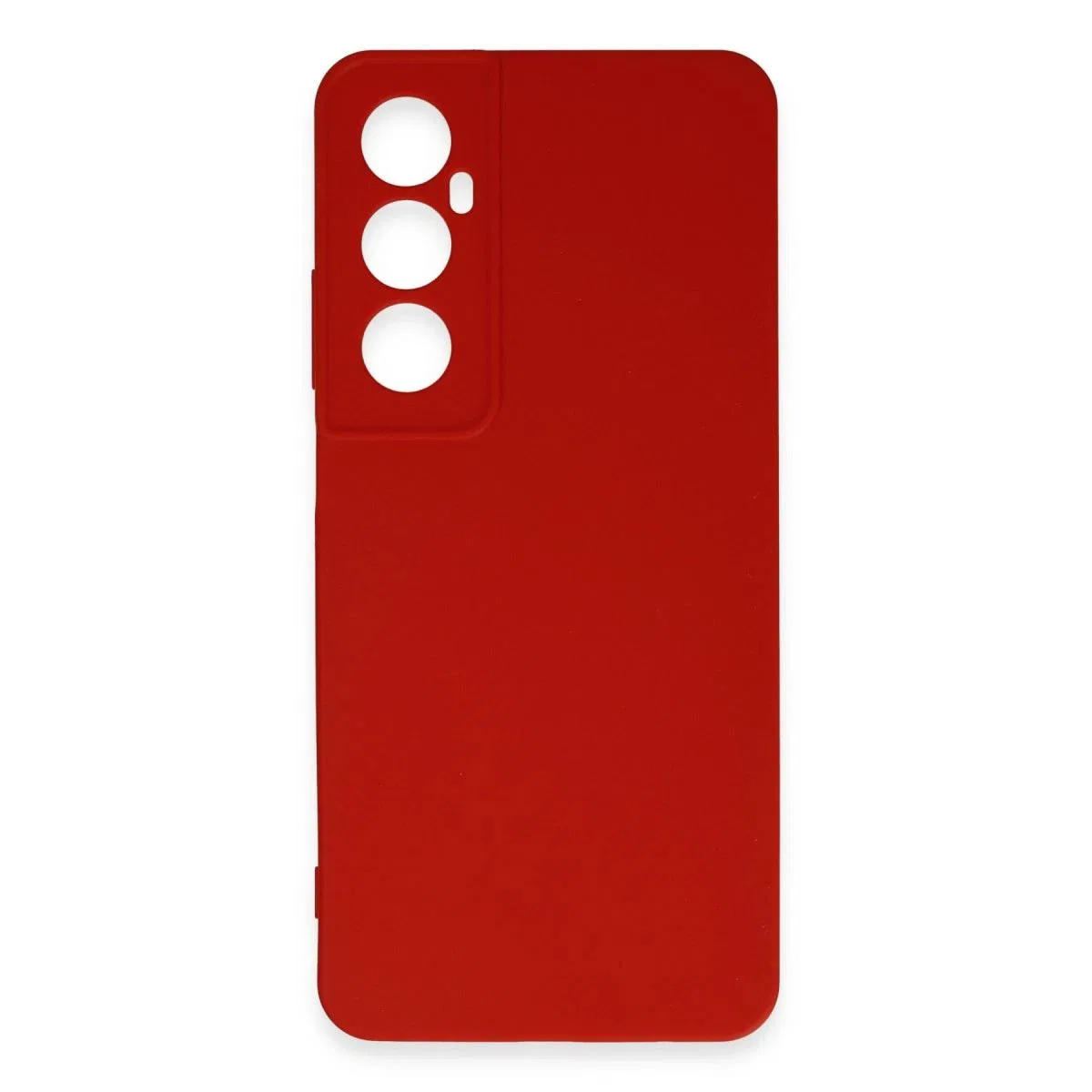 Realme C65 Kılıf First Silikon - Kırmızı görsel 2
