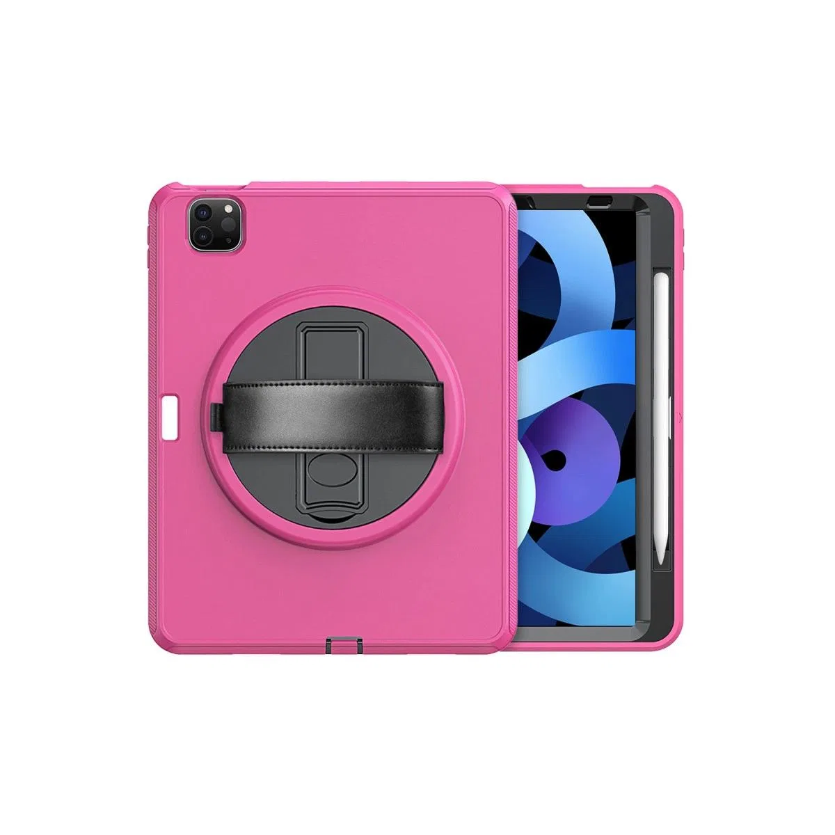 Apple İpad Pro 11 (2018) Kılıf Hand Strap Tablet Kılıfı - Pembe görsel 3