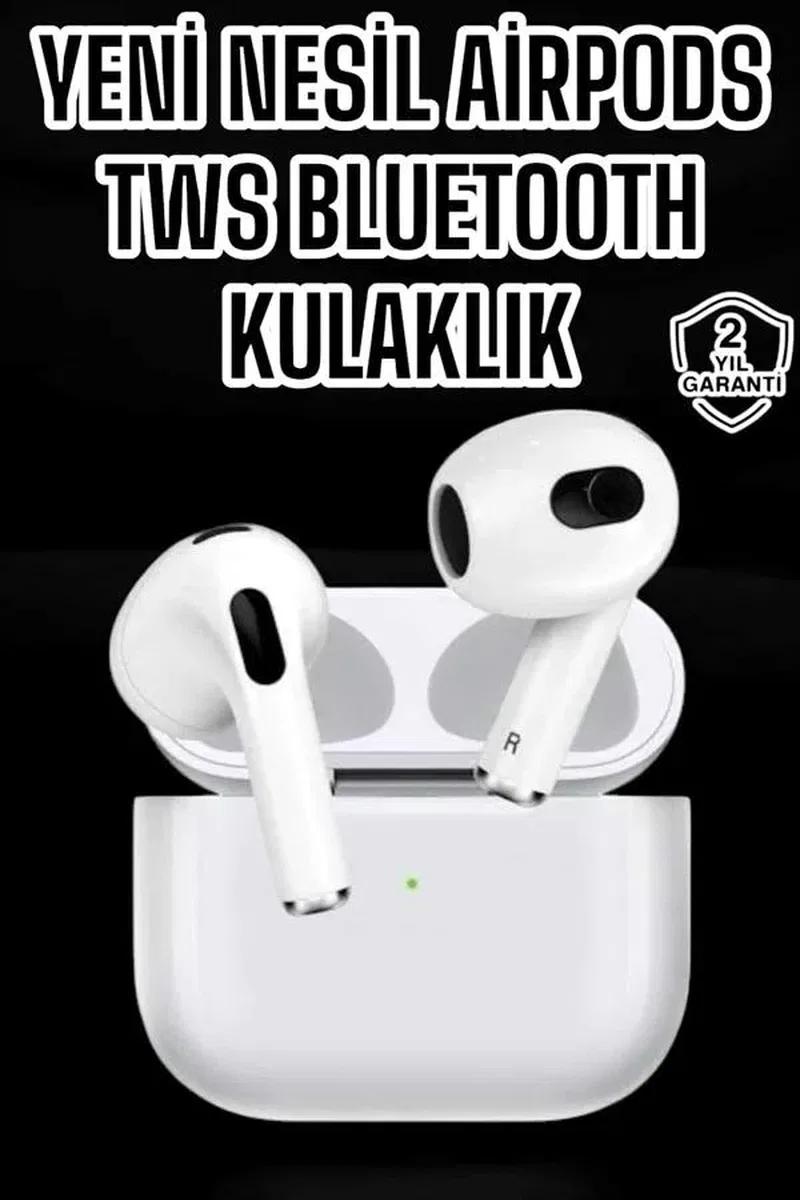 3. Nesil TWS Bluetooth Kulaklık Mikrofonlu ANC Özelliği Dokunmatik Kontrol görsel 2