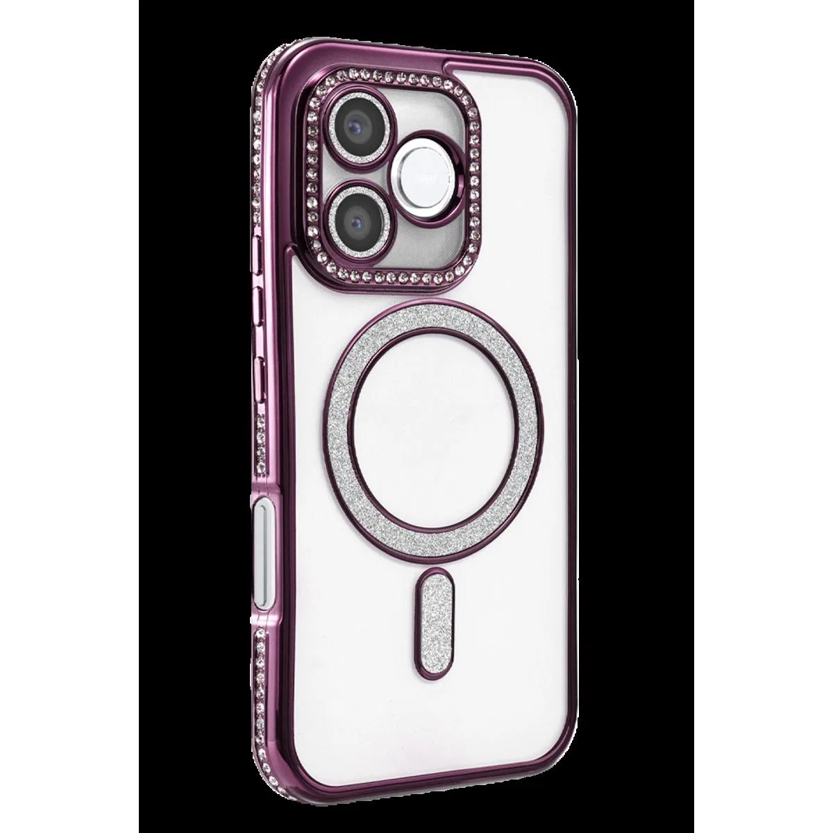 Huawei Honor 600 Lite Joke Simli Magneticsafe Kılıf - Derin Mor görsel 2