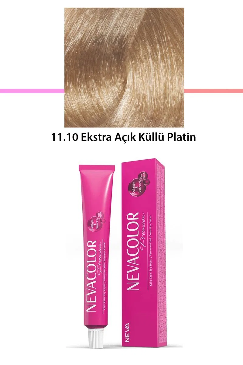 Premium 11. 10 Ekstra Açık Küllü Platin - Kalıcı Krem Saç Boyası 50 g Tüp