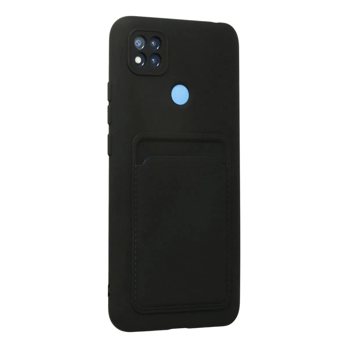 Xiaomi Redmi 9c Kılıf Kelvin Kartvizitli Silikon - Siyah görsel 2