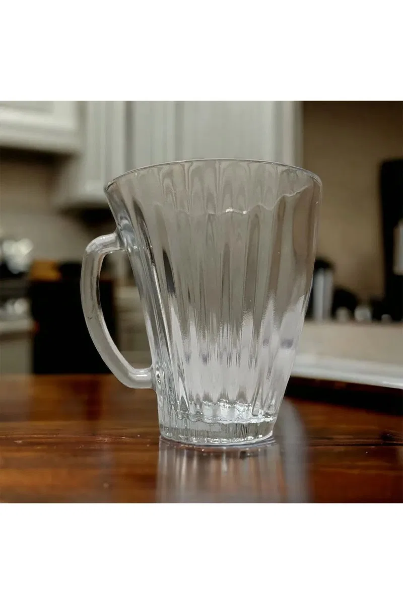Moza Mug 6'lı Kulplu Bardak Royaleks-G-210 görsel 2