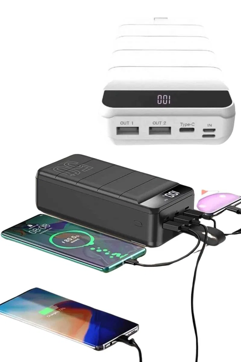 Hızlı Taşınabilir 50. 000 Mah Powerbank Led Ekran Android Ve İos Uyumlu Yeni Nesil görsel 5