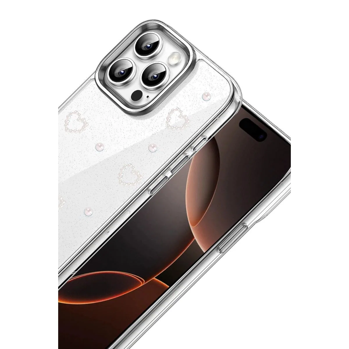 Apple İphone 15 Pro Fiyonk Desenli Kapak - Desen 10 görsel 2