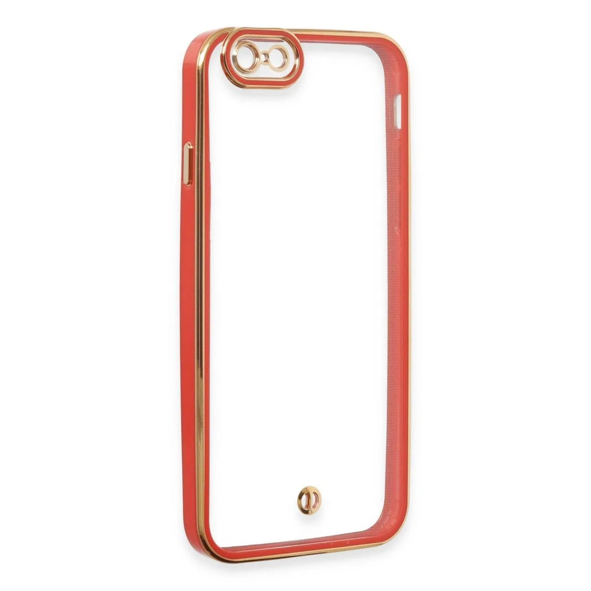 Apple İphone 6 Kılıf Liva Lens Silikon - Kırmızı görsel 5