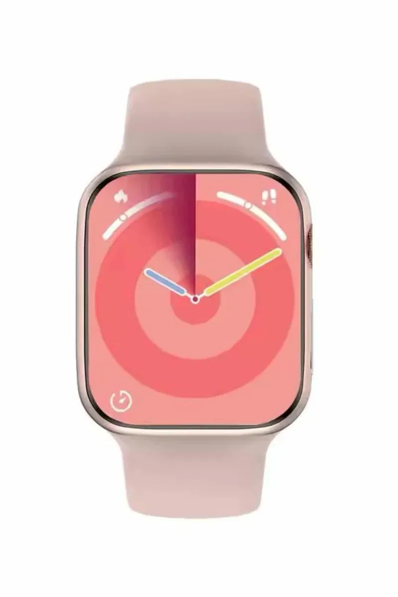 Pembe Akıllı Saat 49mm iOS & Android Uyumlu Arama Özellikli görsel 5