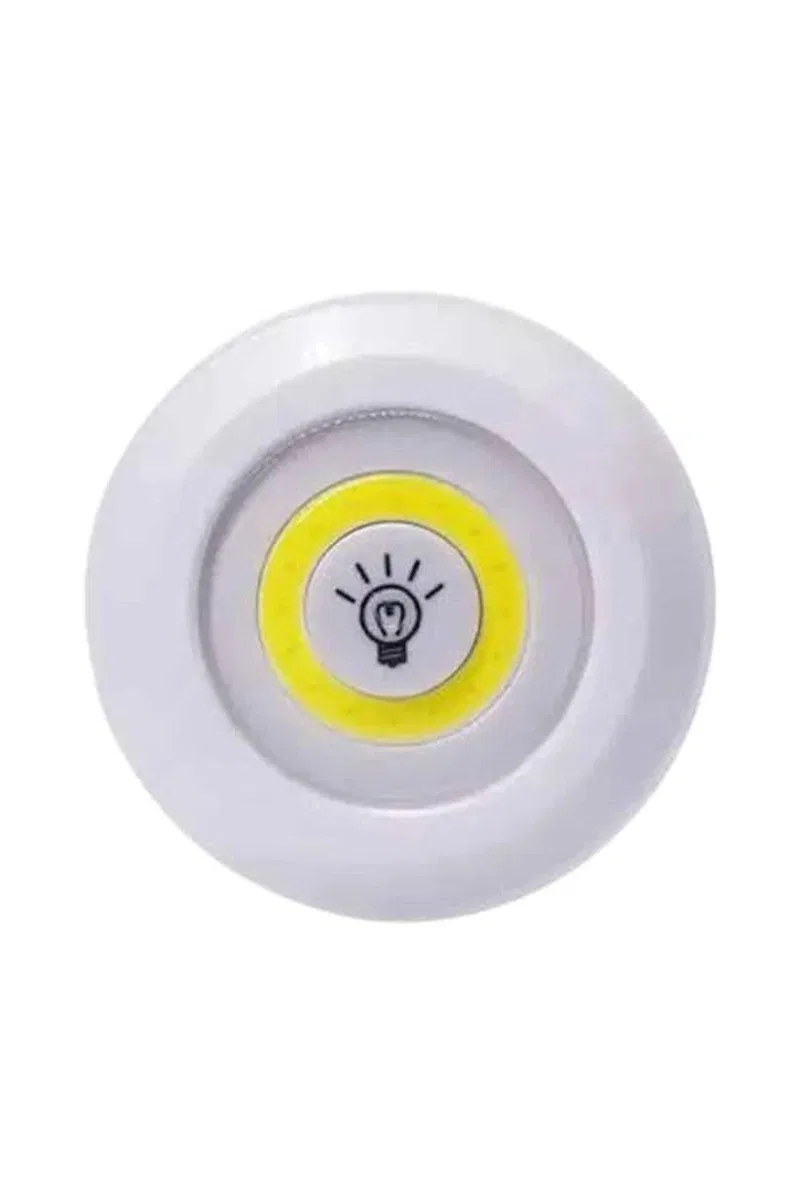 Led Lamba 3'lü Uzaktan Kumandalı Yapışkanlı görsel 3