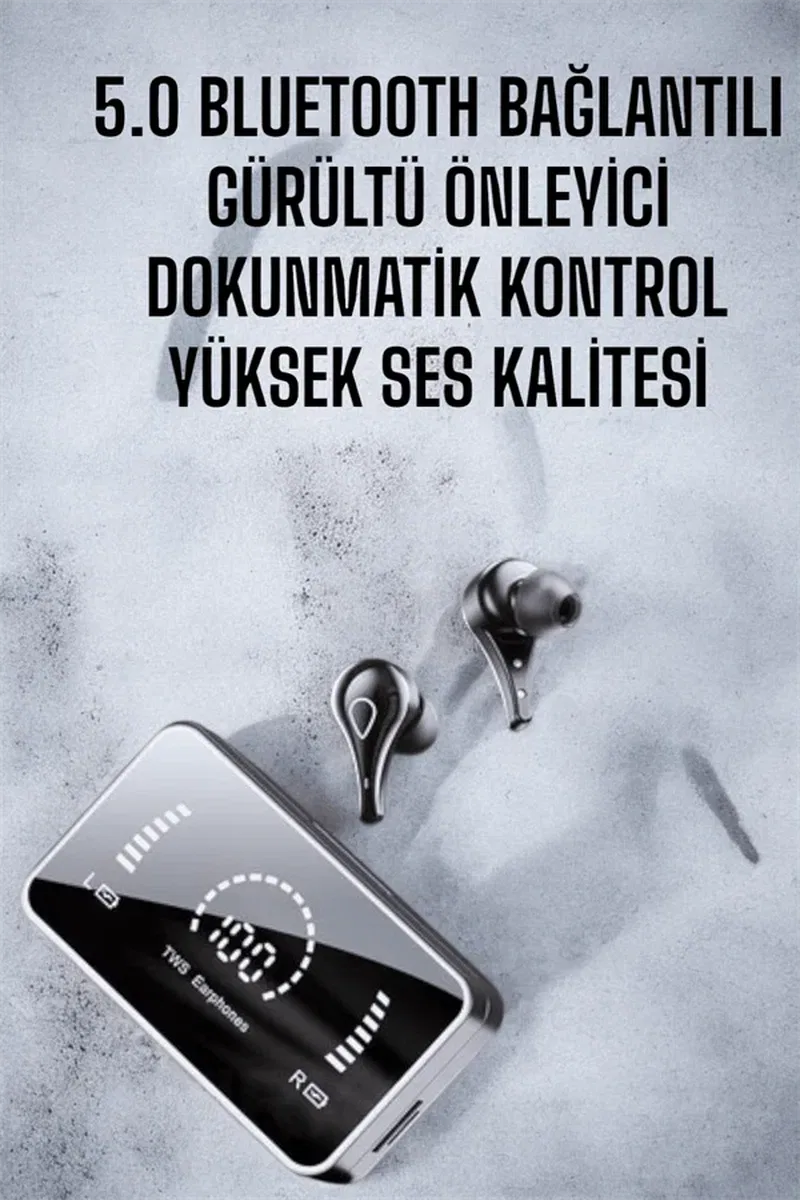 Suya Dayanıklı ve ANC Destekli Kablosuz Kulaklık görsel 5