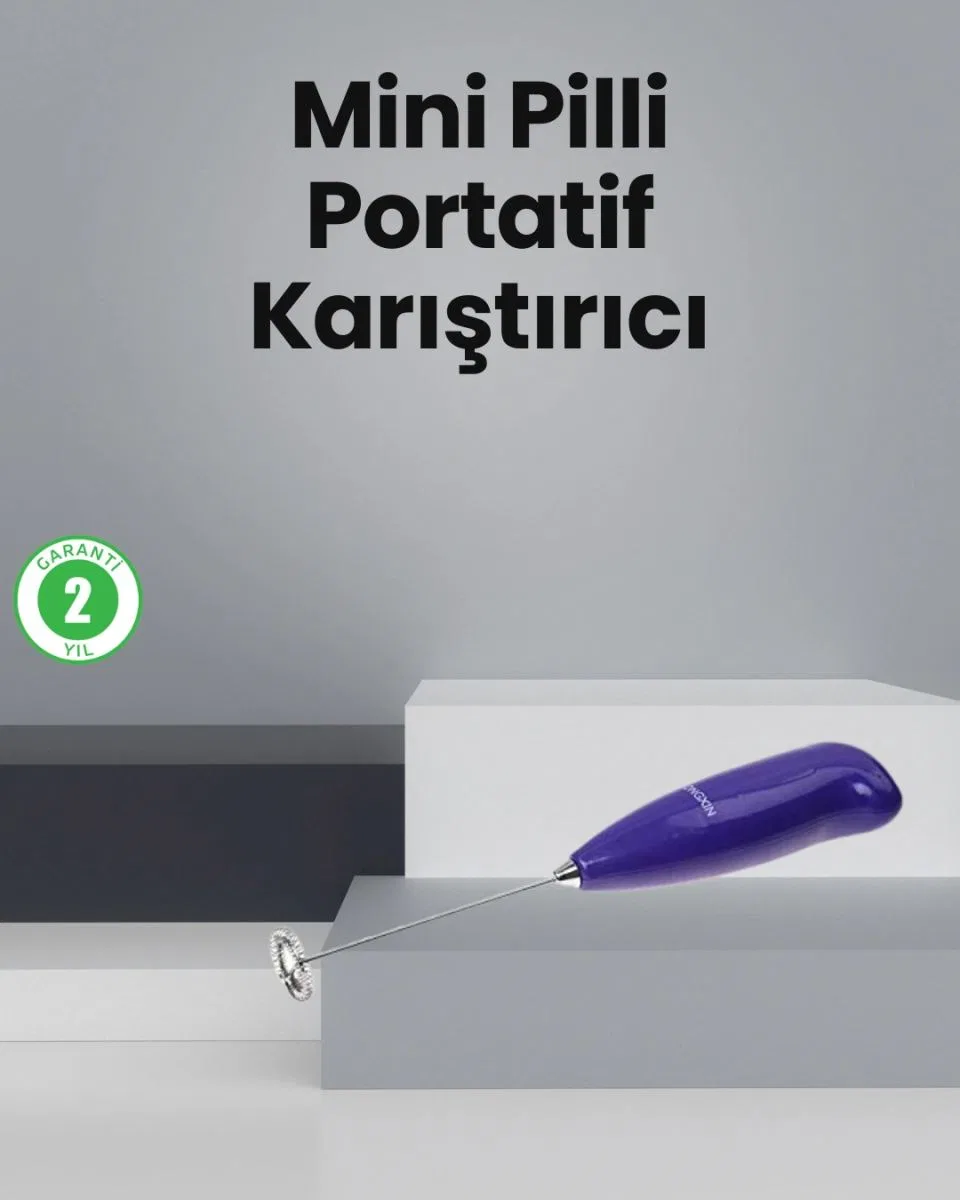 Mutfak İçin Mini El Mikseri – Kahve, Süt, Krema Ve Sos Karıştırıcı