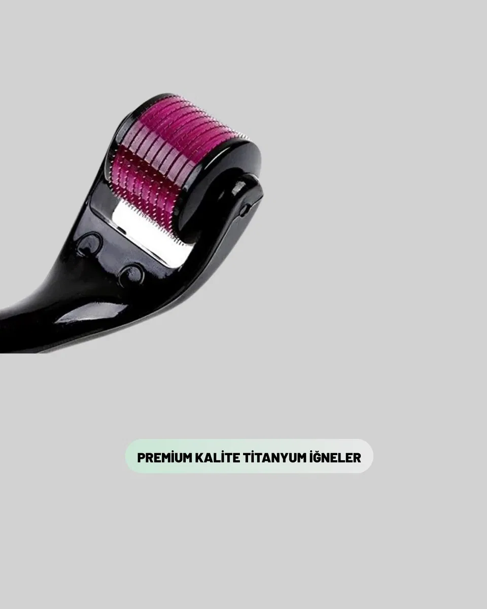 Titanyum İğneli Derma Roller – Evde Cilt Bakımı İçin Uygun görsel 4
