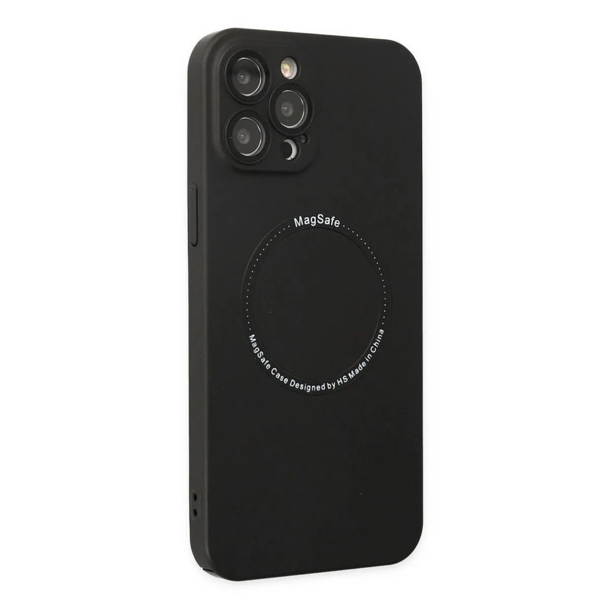 Apple İphone 12 Pro Kılıf Jack Magneticsafe Lens Silikon - Siyah görsel 2
