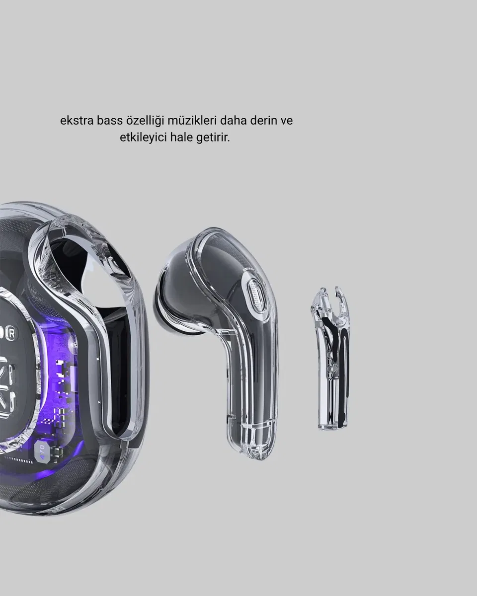 Bluetooth 5. 3 TWS Kulaklık Gürültü Engelleyici Üçlü Mikrofonlu Ergonomik Tasarım görsel 2