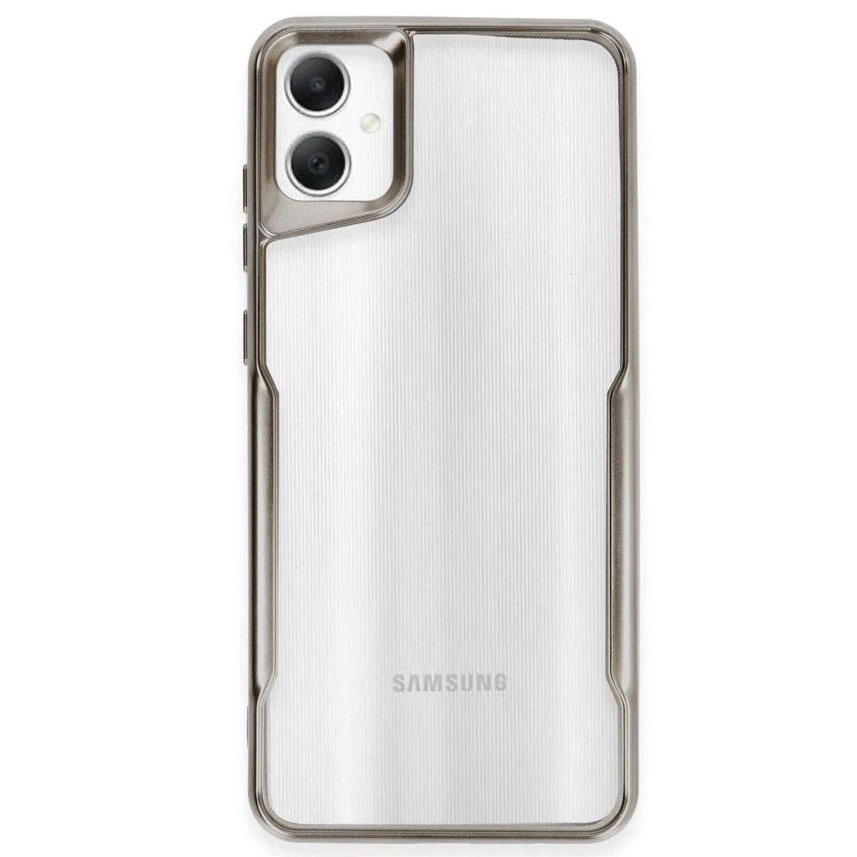 Samsung Galaxy A06 Kılıf Boyi Silikon Kapak - Titan Gri