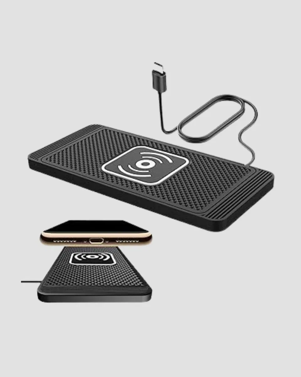 Manyetik Şarj Pedi 7. 5W 10W 15W Hızlı Şarj Kaymaz Tabanlı görsel 4