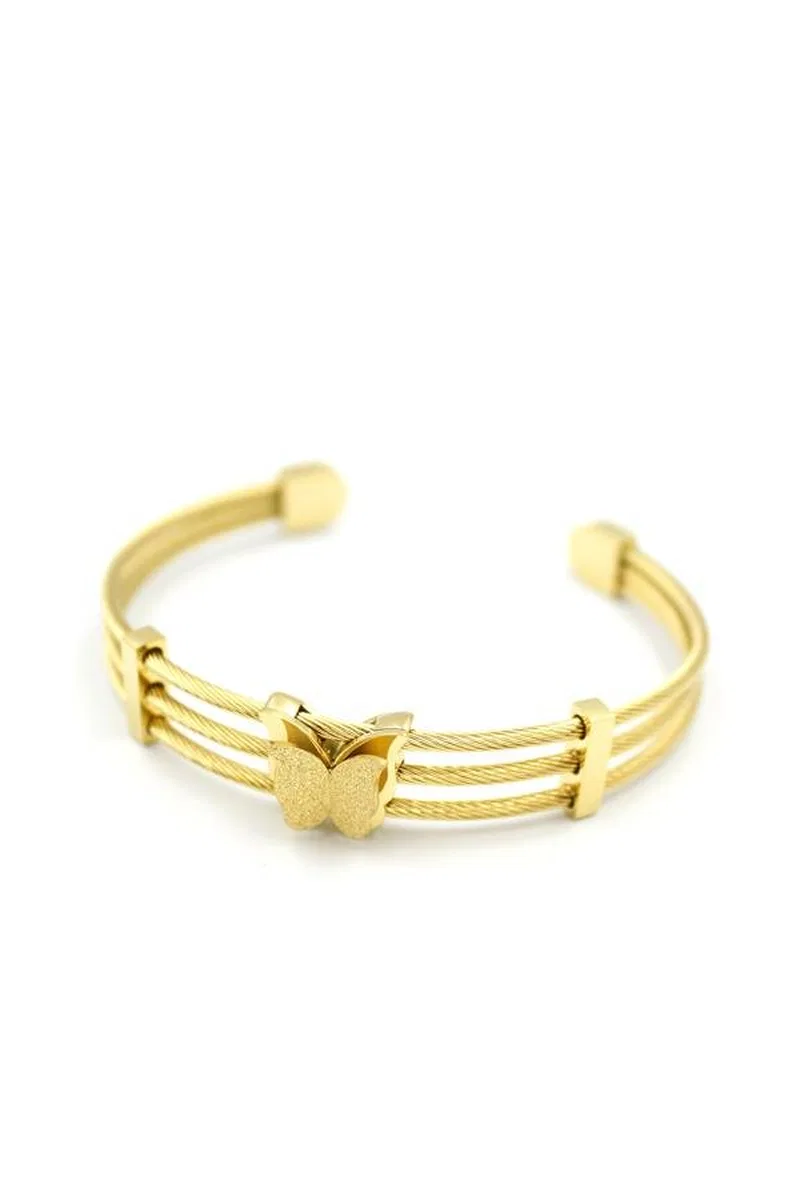 Kelebek Bilezik - Altın görsel 2