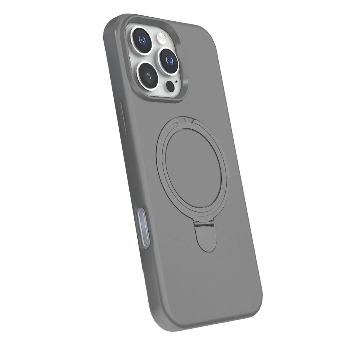 Apple İphone 16 Pro Max Regal Magsafe Standlı Kapak - Titan Gri görsel 2
