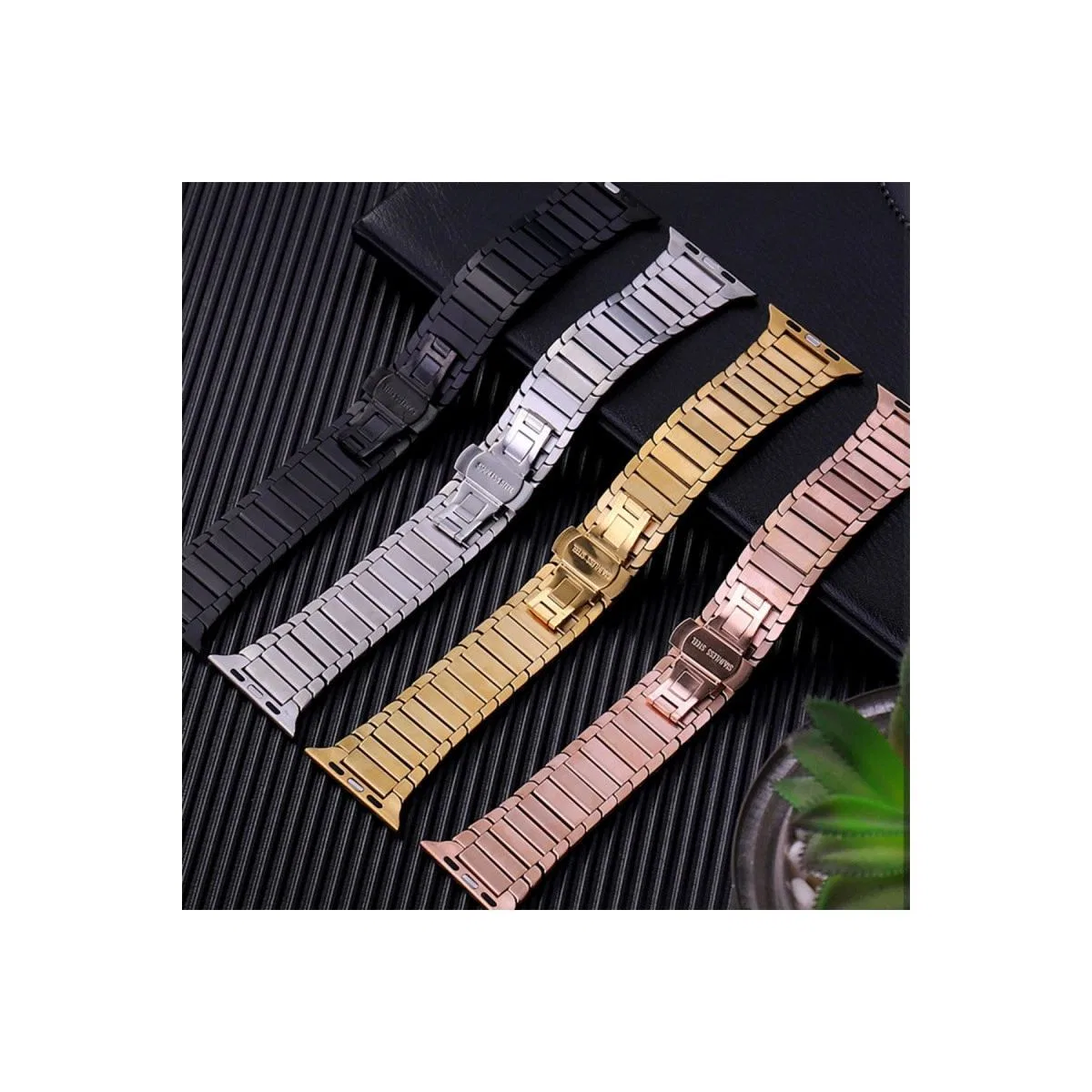 Apple Watch 38mm Kr413 Fine Steel Kordon (saat Değildir) - Yıldız Işığı görsel 2