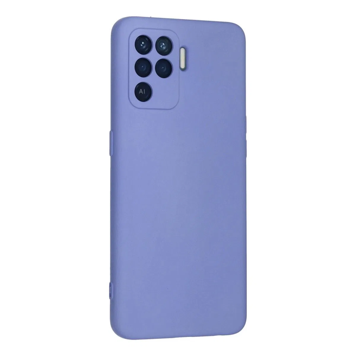 Oppo Reno 5 Lite Kılıf Nano İçi Kadife Silikon - Lila görsel 2
