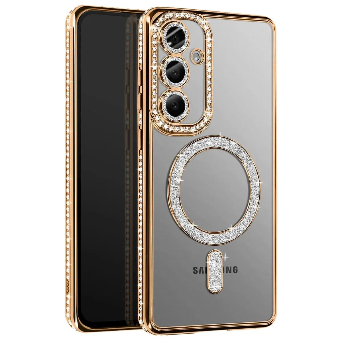 Joko Samsung Galaxy S26 Plus Joke Simli Magneticsafe Kılıf - Gold