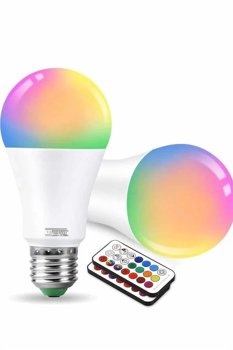 Ambiyans Aydınlatma Rgb Led Lamba Kumandalı Renk Değiştirebilen görsel 4