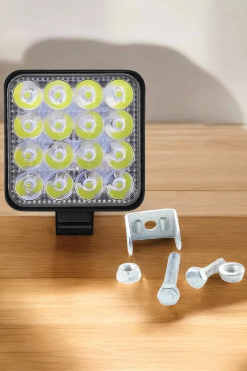 Tepe Lambası Tüm Araç Tiplerine Uygun Sis Lambası 16 Led Beyaz Renk görsel 5