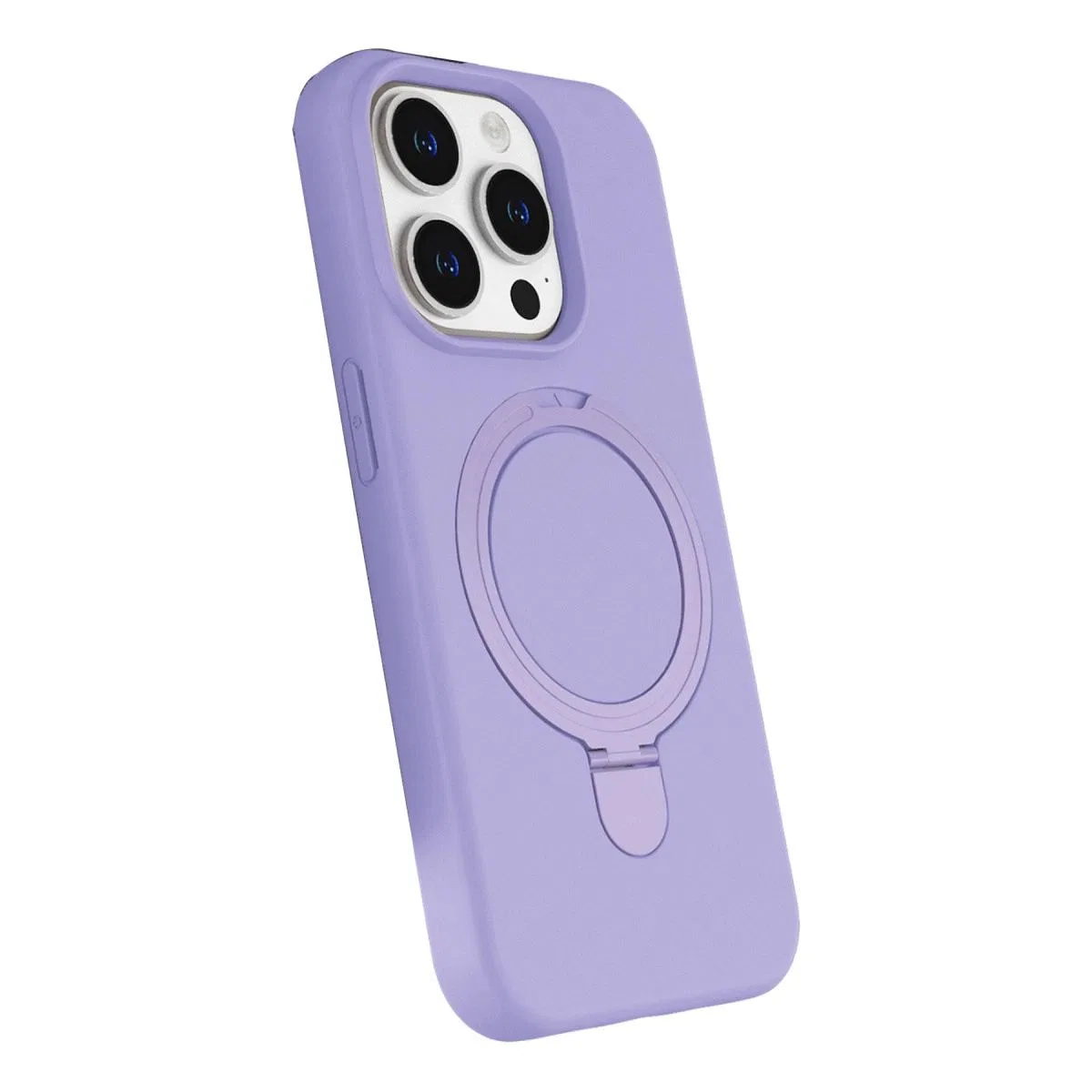 Apple İphone 15 Pro Max Regal Magsafe Standlı Kapak - Lila görsel 2